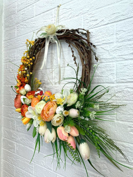 Венок пасхальный "Солнечный"